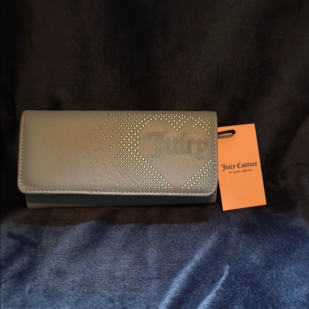 Juicy Couture Slate Blue Wallet- Pretty